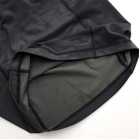 Lululemon Rocket Pencil Skirt Black Retro Grey Camo Zip Pockets Stretch Size 4 - Picture 13 of 16